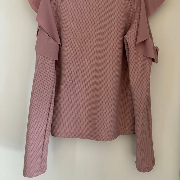 Guess Cold Shoulder Light Baby Pink Blouse Size S - Picture 4 of 4